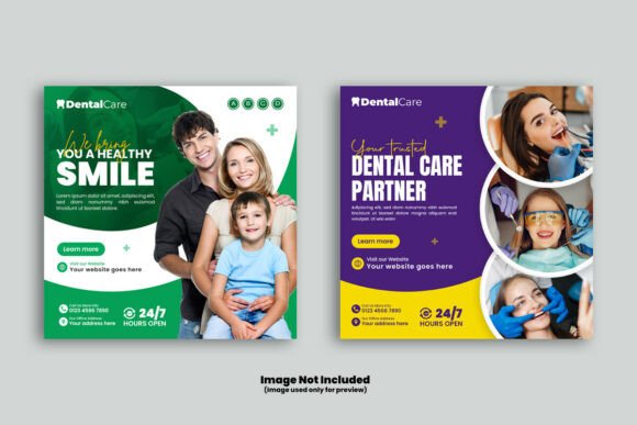 Dental Care Clinic Social Media Post