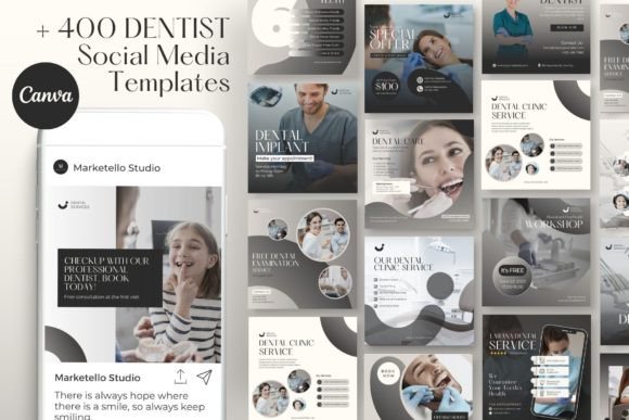 Dental Clinic Instagram Templates