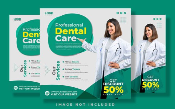 Dental Clinic Social Media Post Template