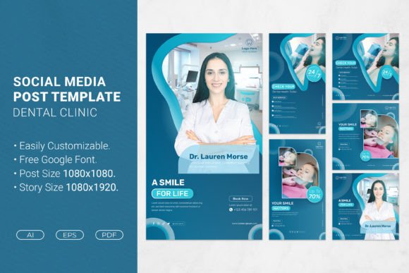 Dental Clinic Social Media Template