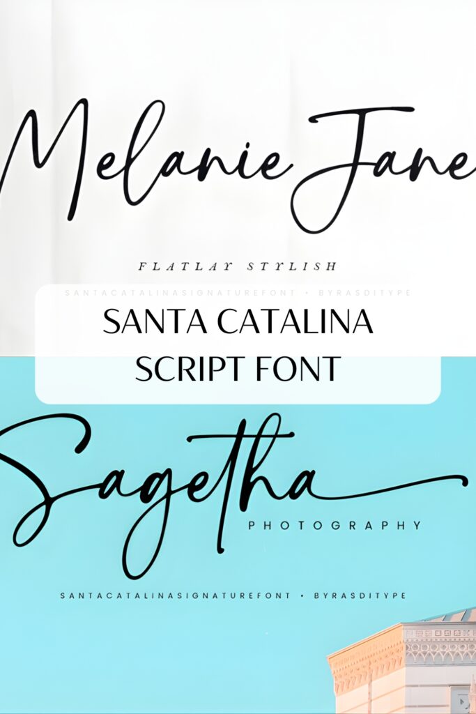 Santa Catalina Script Font (3)