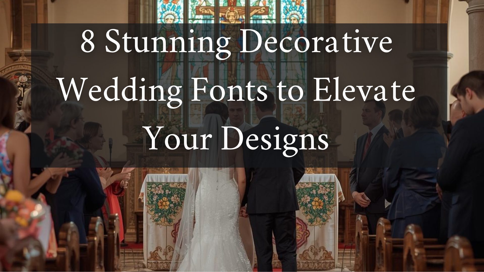 8 Stunning Decorative Wedding Fonts to Elevate Your Designs