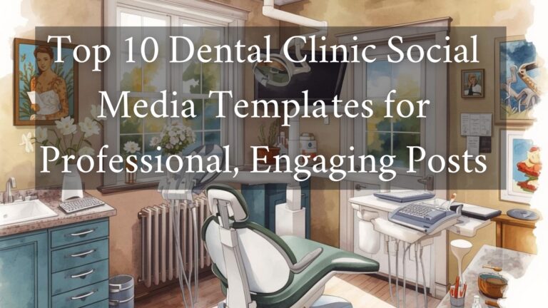 Top 10 Dental Clinic Social Media Templates for Professional, Engaging Posts
