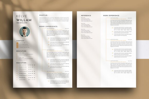 Clean-and-minimalist-Resume-Template-Graphics-116580985-2-580x387