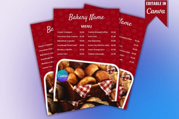 Bakery Menu Template