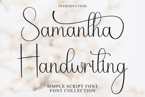 Samantha Handwriting Script Font