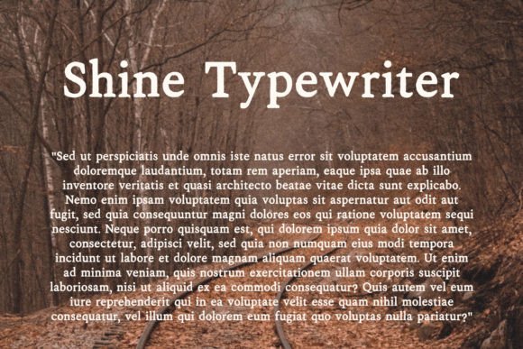 Shine-Typewriter-Fonts-45291083-2-580x387