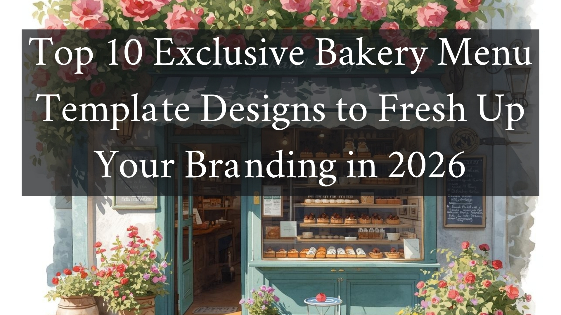 Bakery Menu Template