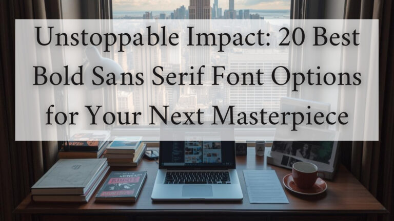 Bold Sans Serif Font