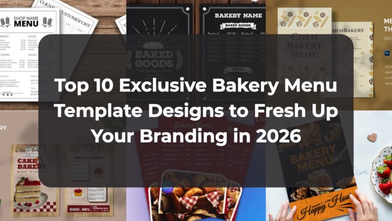 Top 10 Exclusive Bakery Menu Template Designs to Fresh Up Your Branding in 2026