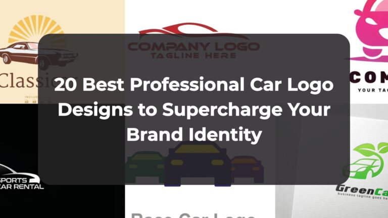 20 Best Professional Car Logo Designs to Supercharge Your Brand Identity