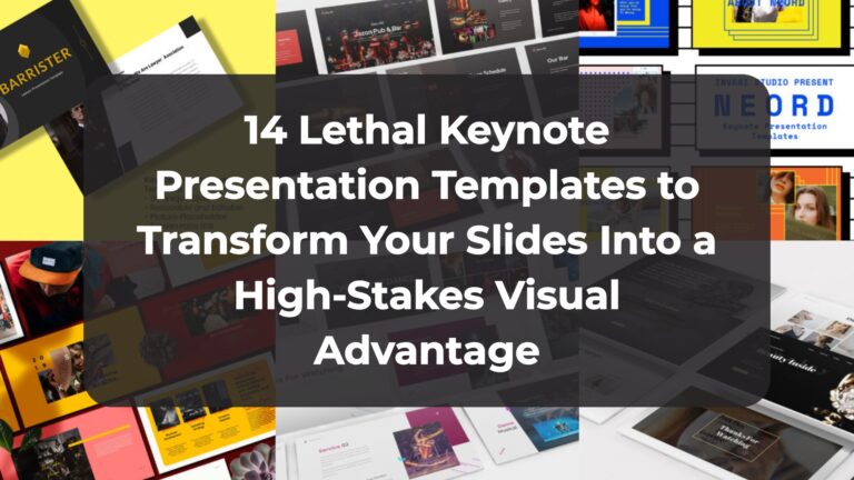 14 Lethal Keynote Presentation Templates to Transform Your Slides Into a High-Stakes Visual Advantage