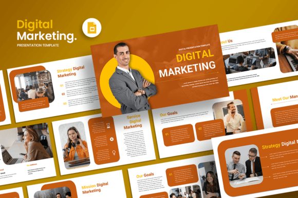 Digital Marketing Google Slides Template