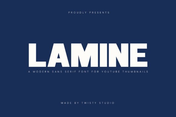 Lamine Bold Sans Serif Font