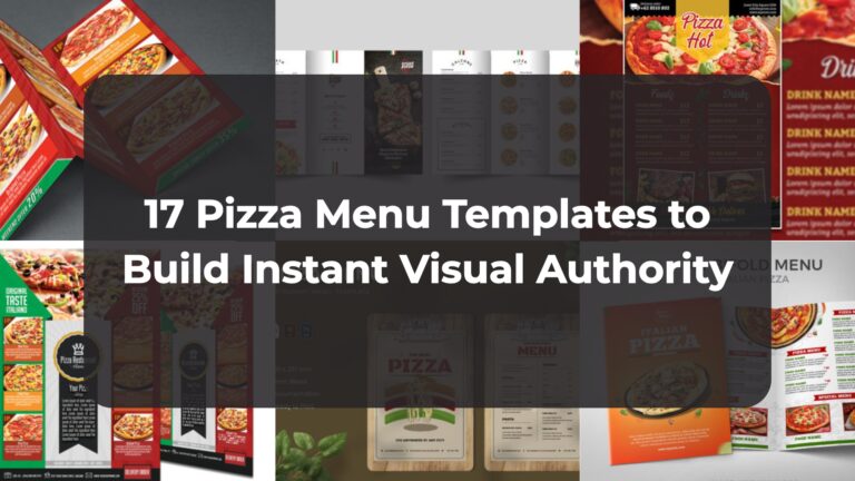 17 Pizza Menu Templates to Build Instant Visual Authority