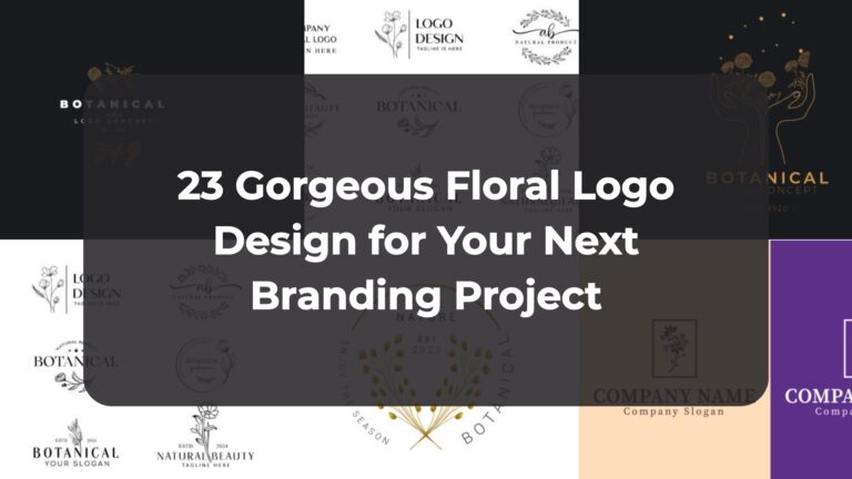 23 Gorgeous Floral Logo Design for Your Next Branding Project
