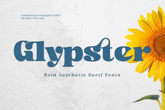 Glypster Bold Serif Font
