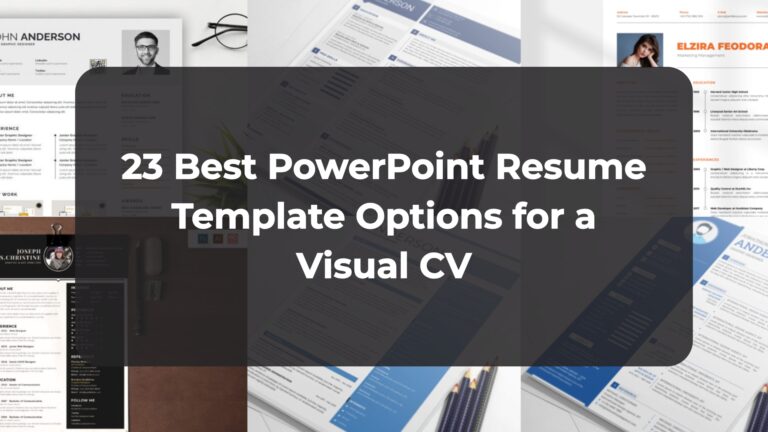 23 Best PowerPoint Resume Template Options for a Visual CV