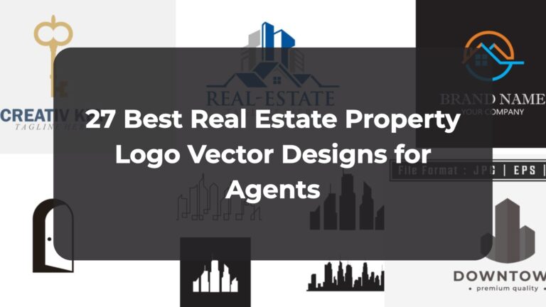 27 Best Real Estate Property Logo Vector Designs for Agents