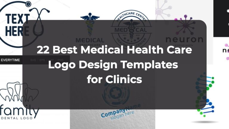 22 Best Medical Health Care Logo Design Templates for Clinics