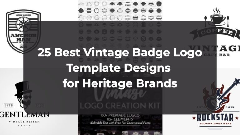 25 Best Vintage Badge Logo Template Designs for Heritage Brands