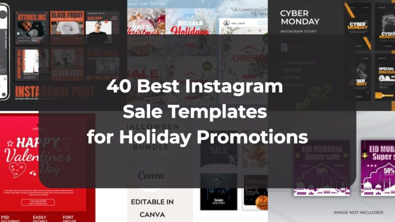 40 Best Instagram Sale Templates for Holiday Promotions